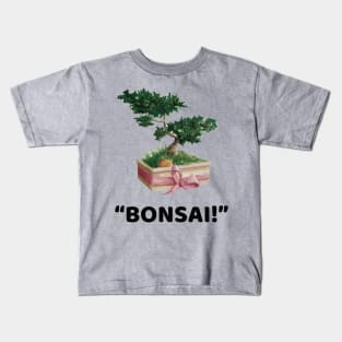 Bonsai black Kids T-Shirt